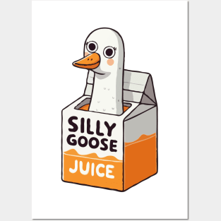 Silly Goose Orange Juice Posters and Art